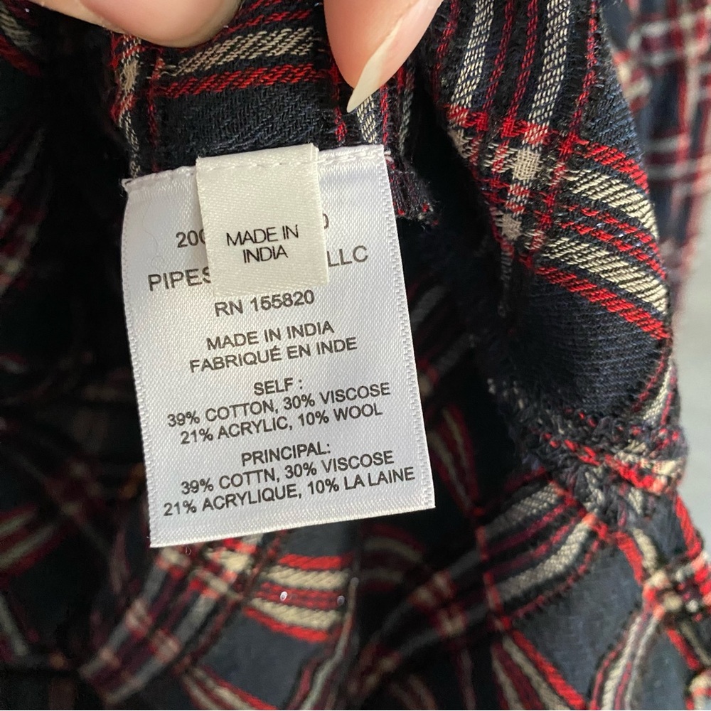 Veronica Beard Peggy Plaid Blouse - Picture 6 of 8